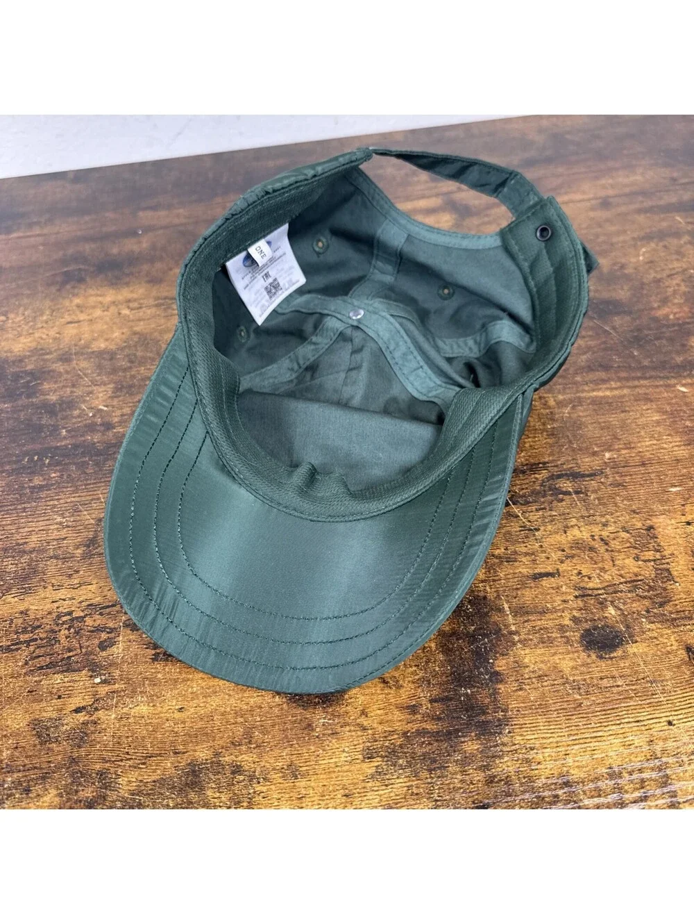 Panerai × North Sails Satin Cap Green Luxury Horology Collab Adjustable Hat NEW